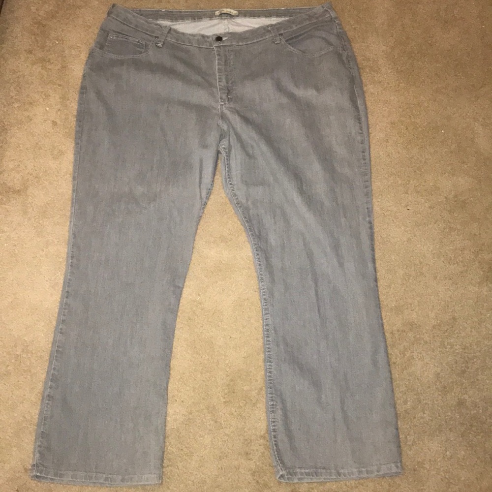 Gray lee riders jeans boot cut size 24W